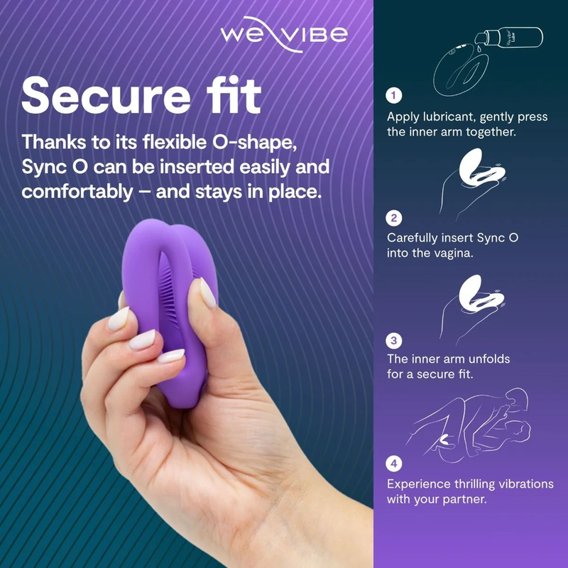 WE-VIBE - VIBRATEUR DE COUPLES SYNC O ENVELOPPEMENT-STIMULATION VIOLET CLAIR