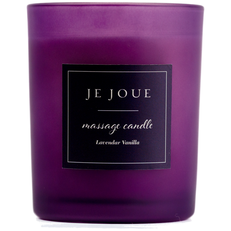 JE JOUE - MASSAGE CANDLE BOUGIE DE MASSAGE LAVANDE ET VANILLE 160 G
