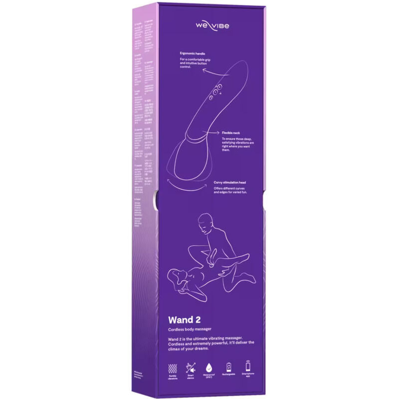 We-Vibe Wand 2 Vibromasseur Couple Télécommandé Rechargeable Violet