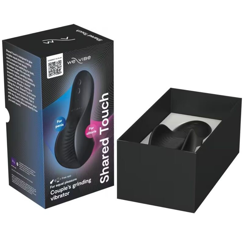 WE-VIBE - VIBRATEUR DOUBLE FACE POUR COUPLES À TOUCHER PARTAGÉ NOIR