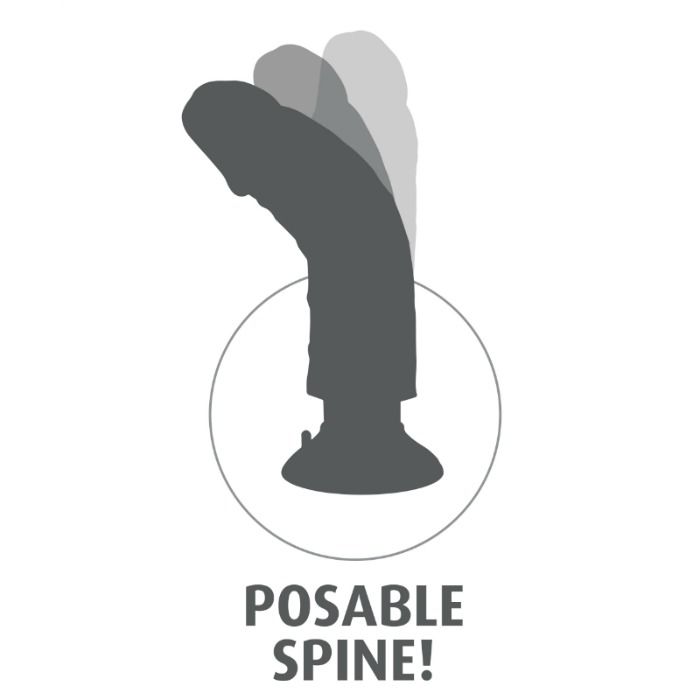 Gode Vibrateur Réaliste avec Testicules 23 cm Couleur Chair - King Cock