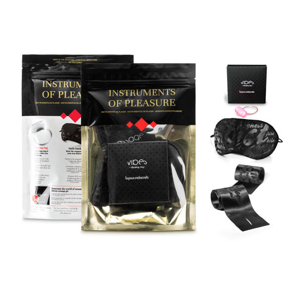 Bijoux indiscrets - Set de 3 Accessoires Erotiques Instruments Of Pleasure Red Level
