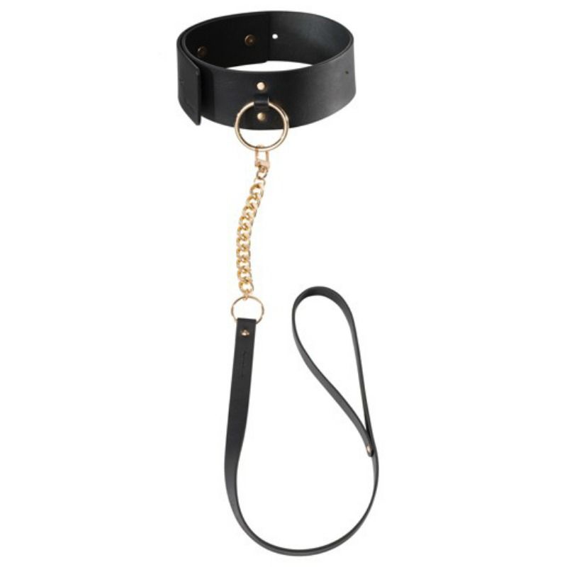 Bijoux Indiscrets - Tour de Cou et Laisse Maze - Noir