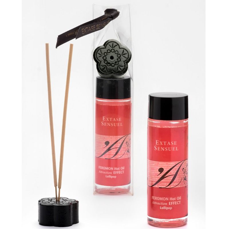 Huile de Massage Chauffante Extase Sensual Sucette - Extase