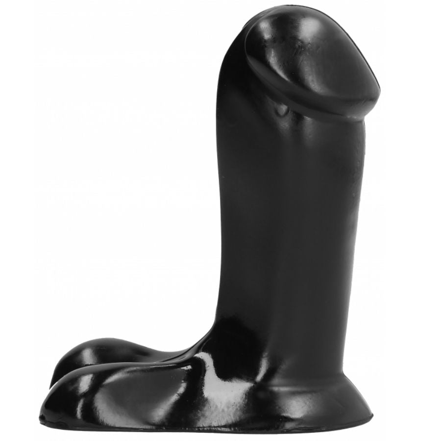 All Black - Gode réaliste Débutant - 14 cm