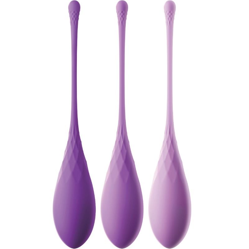 Ensemble Boules Kegel en Silicone 3 Poids Progressifs - Fantasy For Her