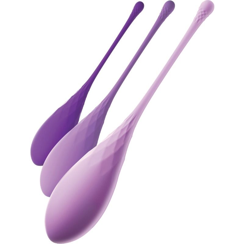Ensemble Boules Kegel en Silicone 3 Poids Progressifs - Fantasy For Her