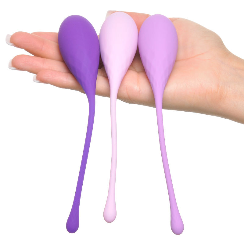 Ensemble Boules Kegel en Silicone 3 Poids Progressifs - Fantasy For Her