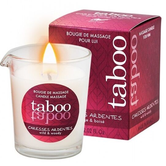 RUF - Bougie de Massage Taboo Caresses Ardentes - 60 g